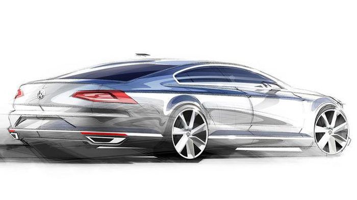 Το σπορ ύφος συνεχίζεται αμείωτα στο προφίλ και πίσω, με το νέο Passat να υιοθετεί μια ξεκάθαρα coupe-sedan αισθητική.